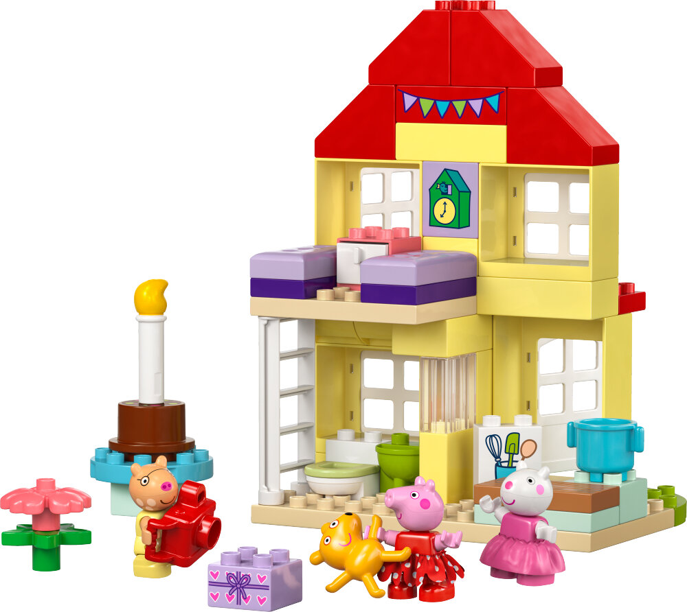 LEGO Pipsa Possu - Syntymäpäivätalo 2+