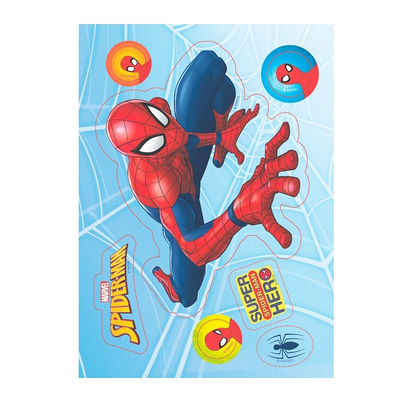 Spiderman - Vohveli Kakkukoristeet 7 kpl