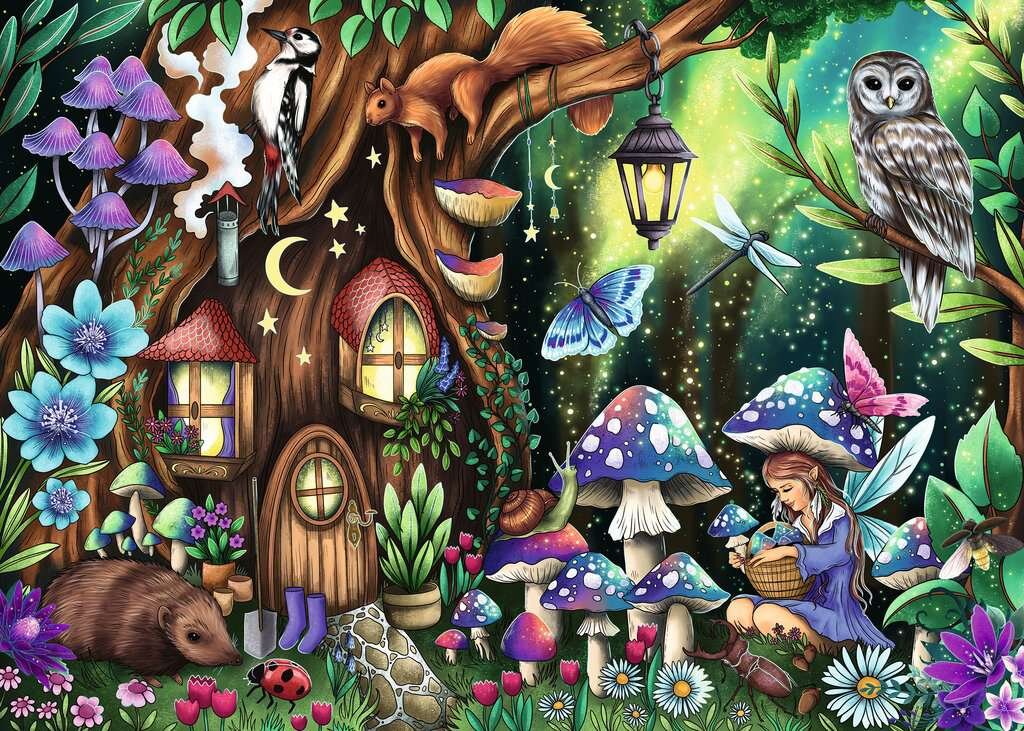 Ravensburger Palapeli - In The Magical Forest 1000 palaa