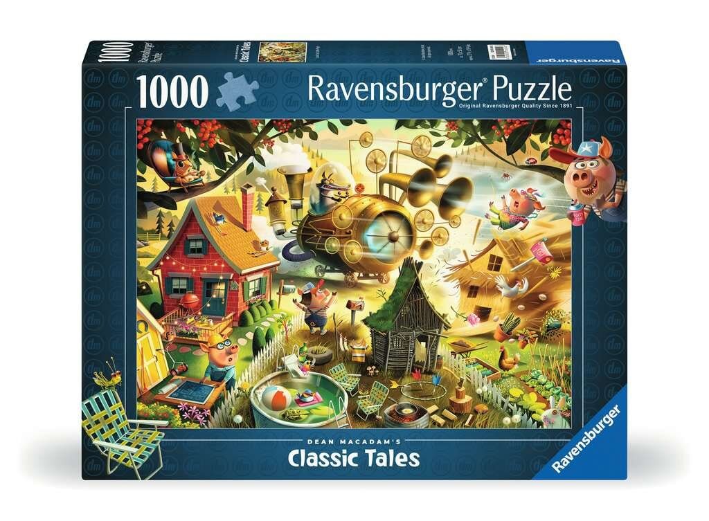 Ravensburger Palapeli - Look Out Little Pigs 1000 palaa