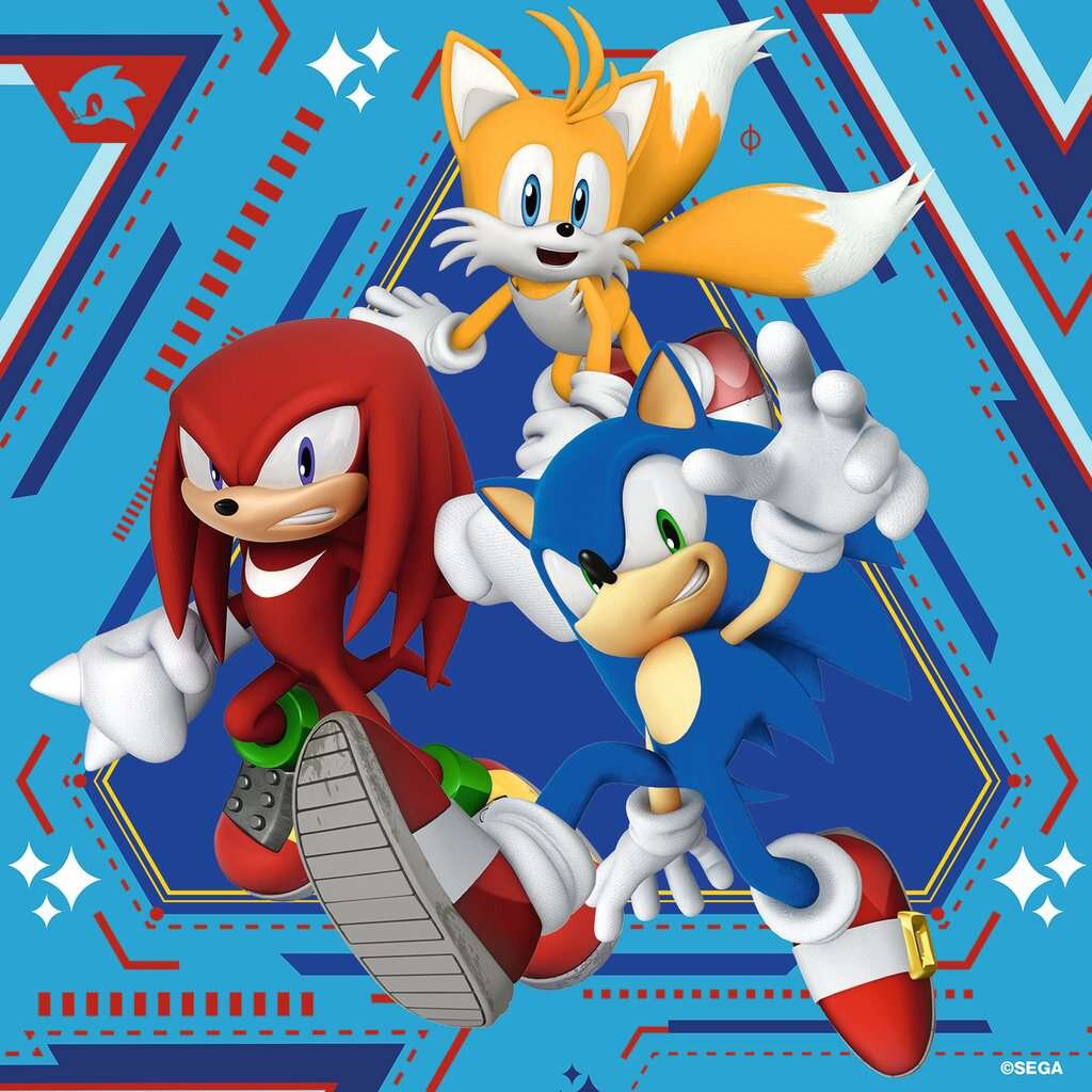 Ravensburger Palapeli - Sonic Core 3x49 palaa