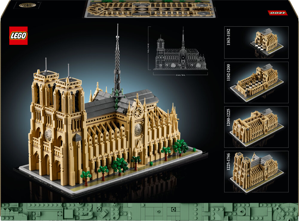 LEGO Architecture - Notre-Dame Pariisissa 18+