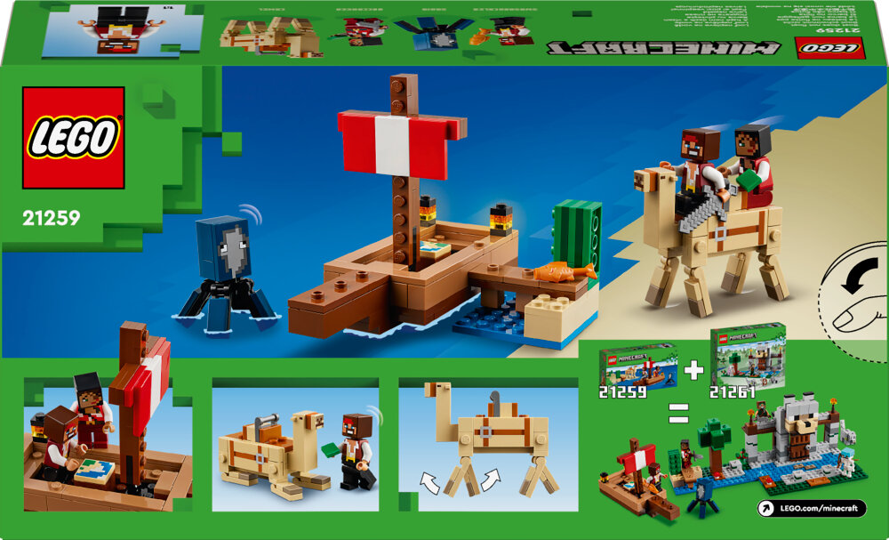 LEGO Minecraft - Merirosvolaivan matka 8+