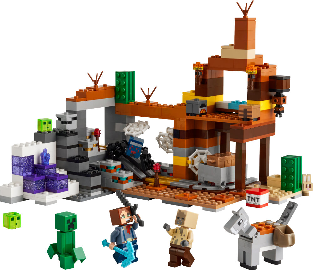 LEGO Minecraft - Erämaan kaivoskuilu 8+