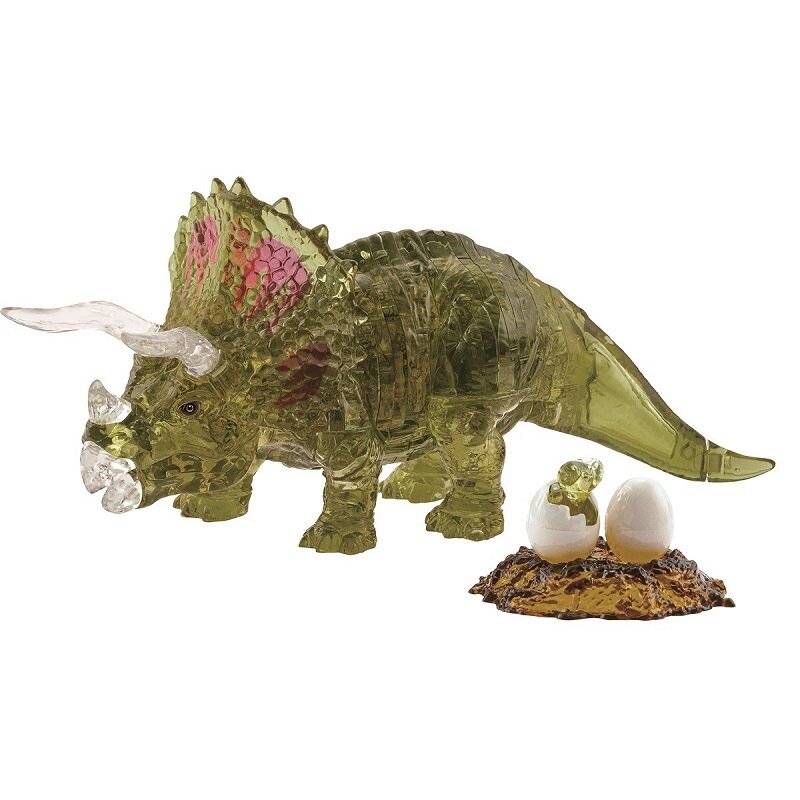 Crystal 3D Palapeli Triceratops