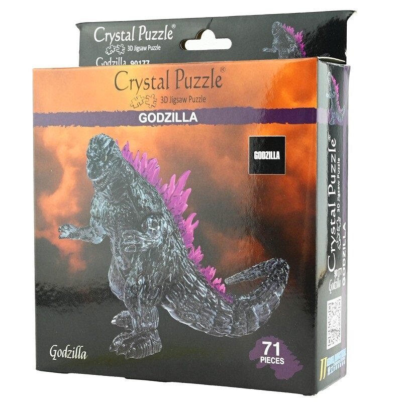 Crystal 3D Palapeli Godzilla