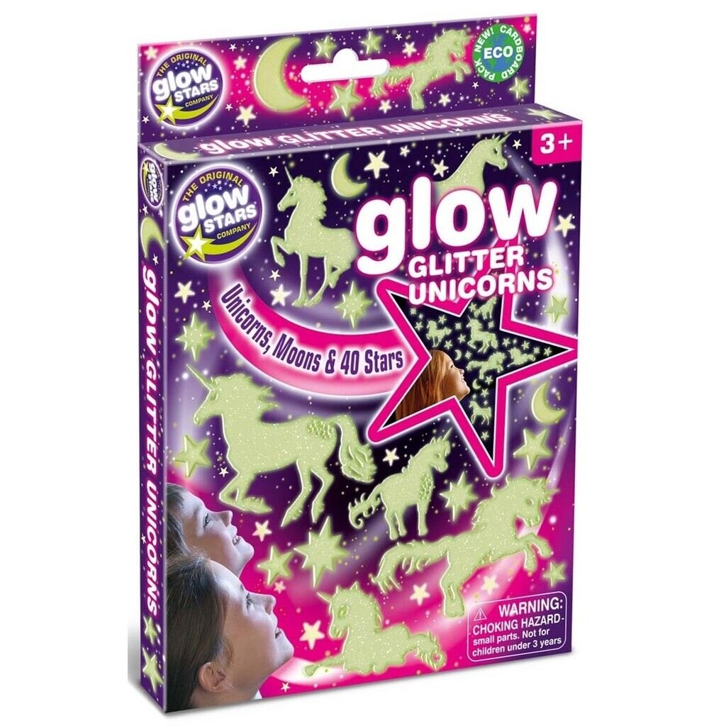 Brainstorm Glow Glitter Unicorns 49 kpl