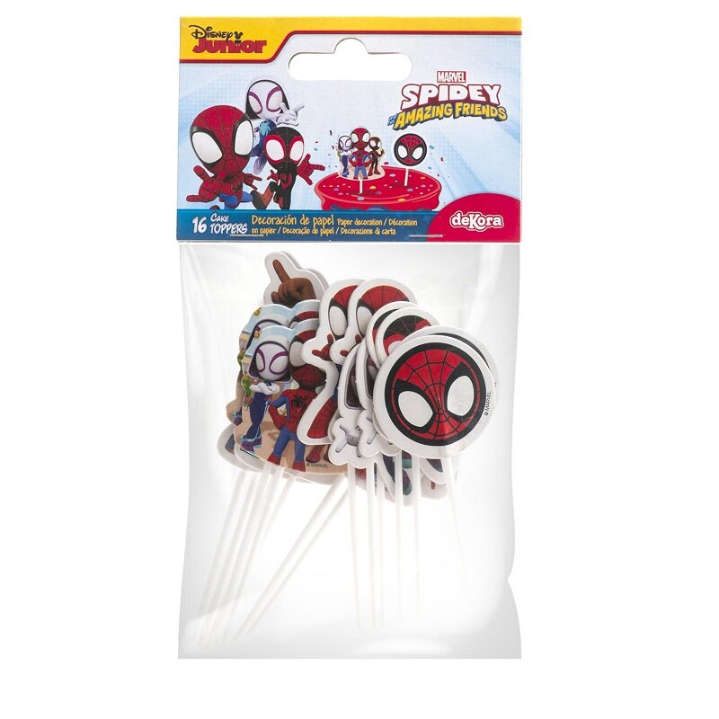 Spidey - Cake Toppers 16 kpl