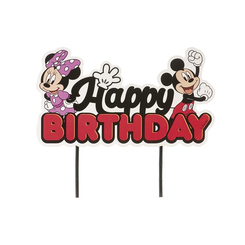 Mikki ja Minni Cake Topper Happy Birthday