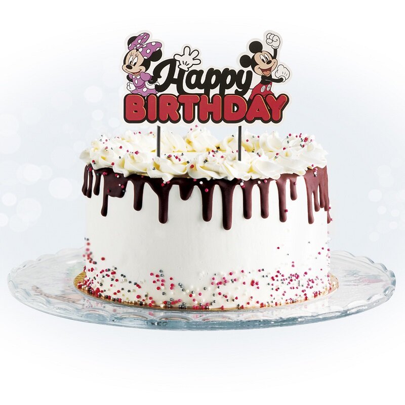 Mikki ja Minni Cake Topper Happy Birthday