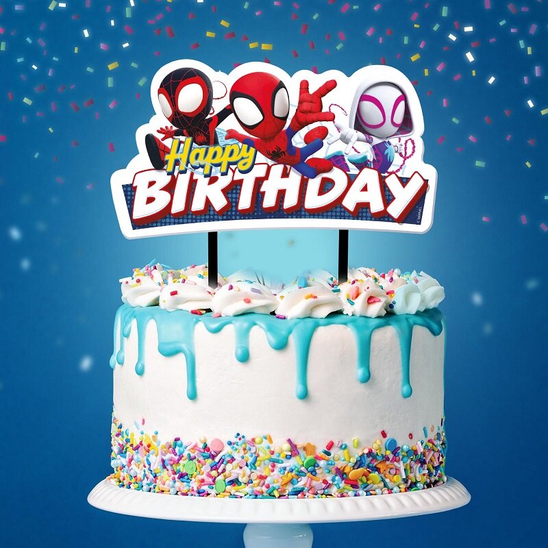 Spidey - Cake Topper Happy Birthday