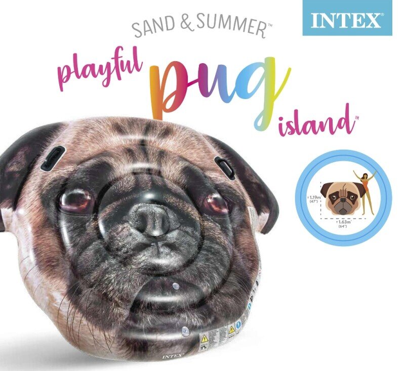 Intex uimapatja Playful Pug Island 163 cm