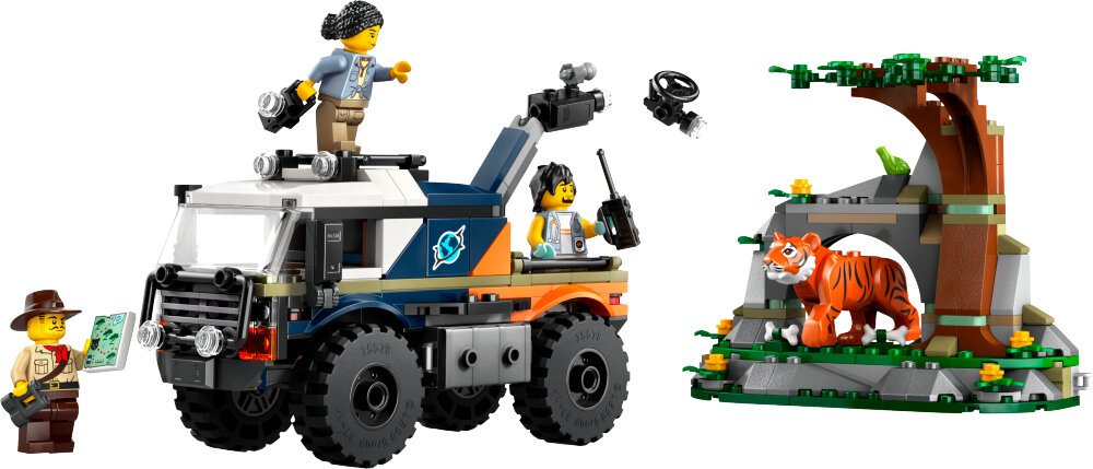LEGO City - Viidakkotutkijan maastoauto 6+