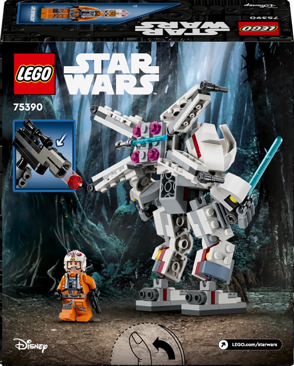 LEGO Star Wars - Luke Skywalker X-wing‑robottiasussa 6+