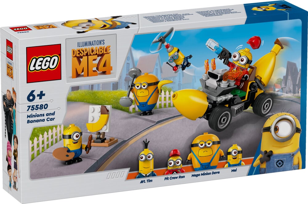 LEGO Minions - Kätyrit ja banaaniauto 6+