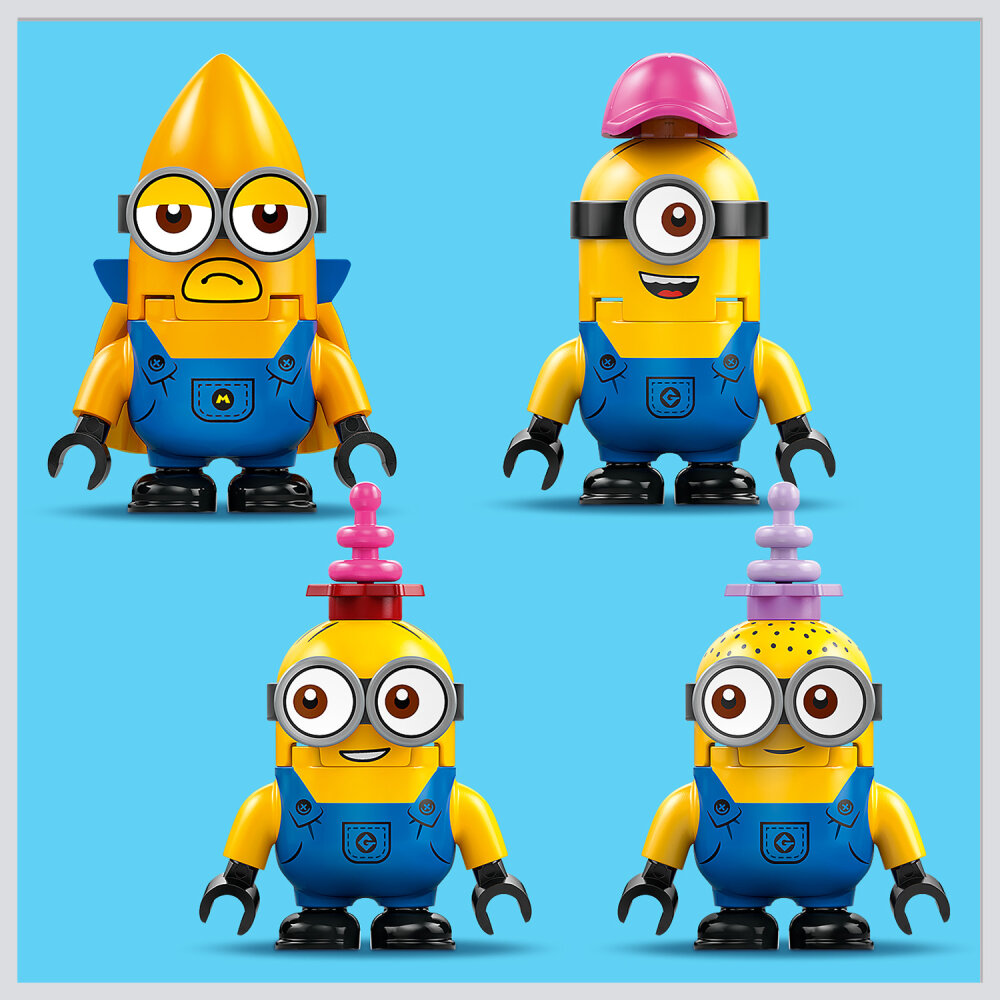 LEGO Minions - Kätyrien musajuhlabussi 7+