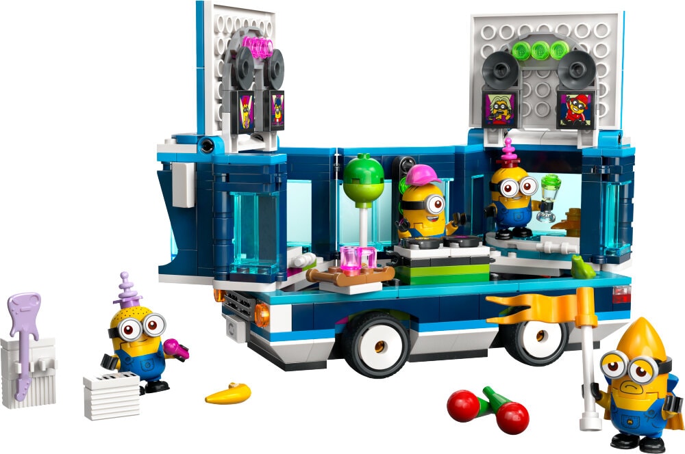LEGO Minions - Kätyrien musajuhlabussi 7+