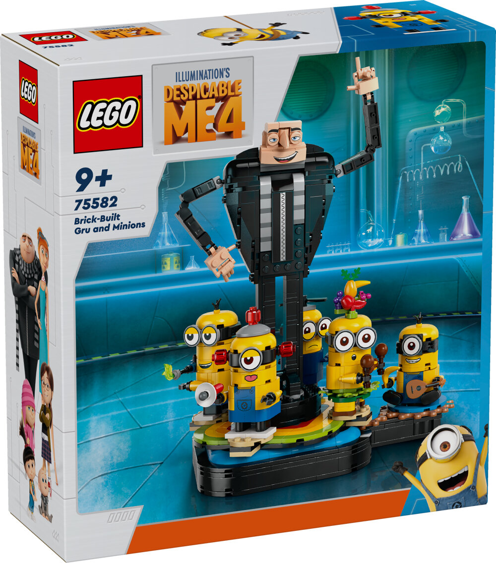 LEGO Minions - Palikoista rakennettavat Gru ja kätyrit 9+