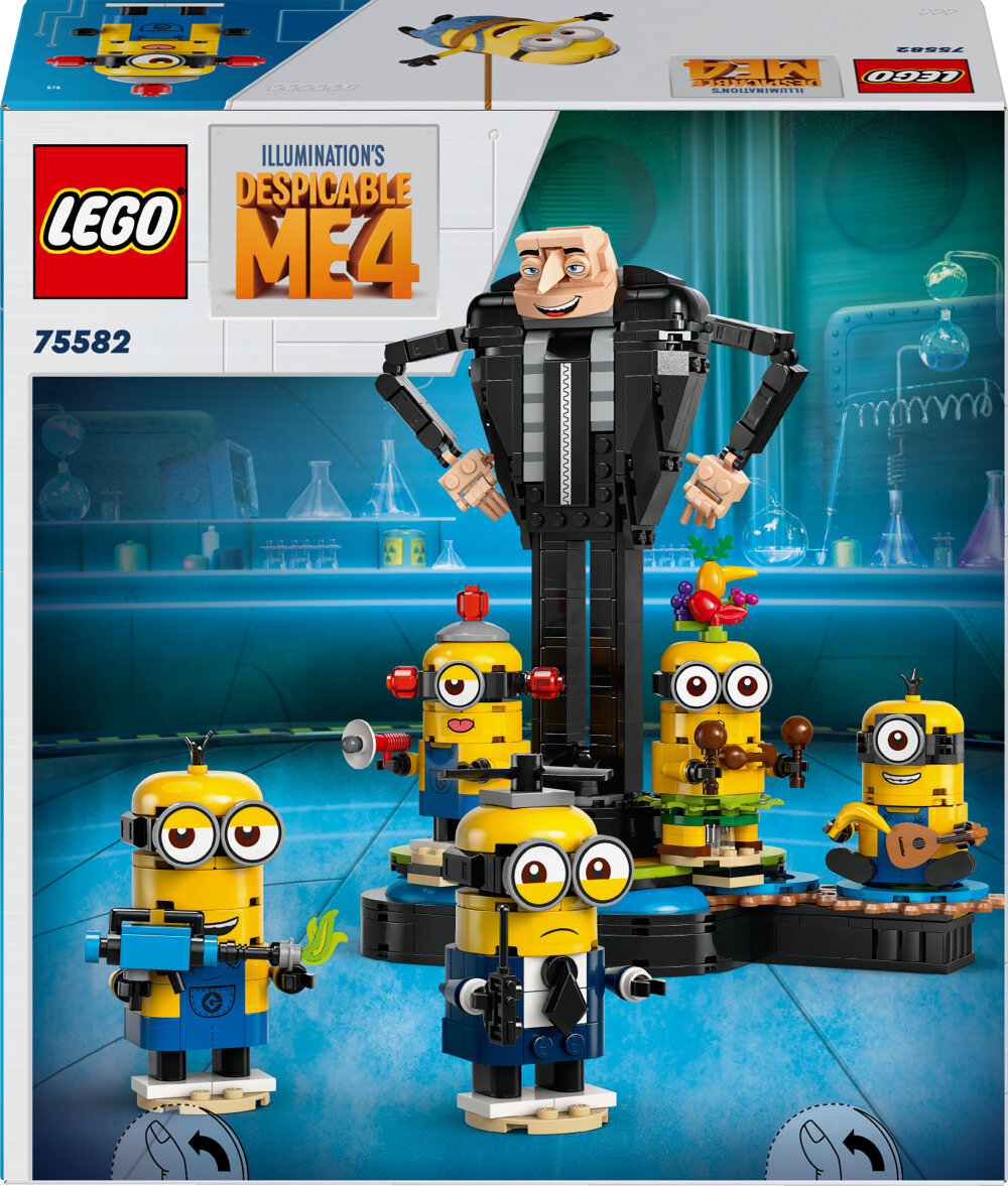 LEGO Minions - Palikoista rakennettavat Gru ja kätyrit 9+