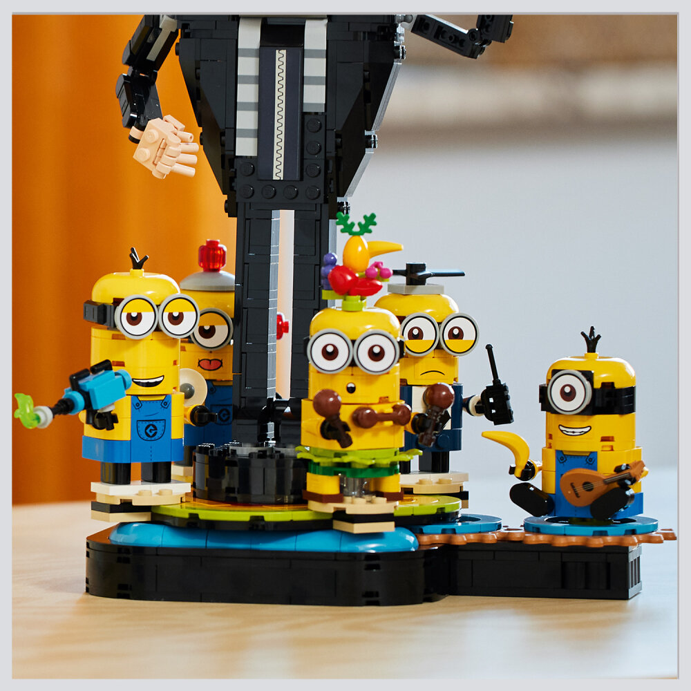 LEGO Minions - Palikoista rakennettavat Gru ja kätyrit 9+