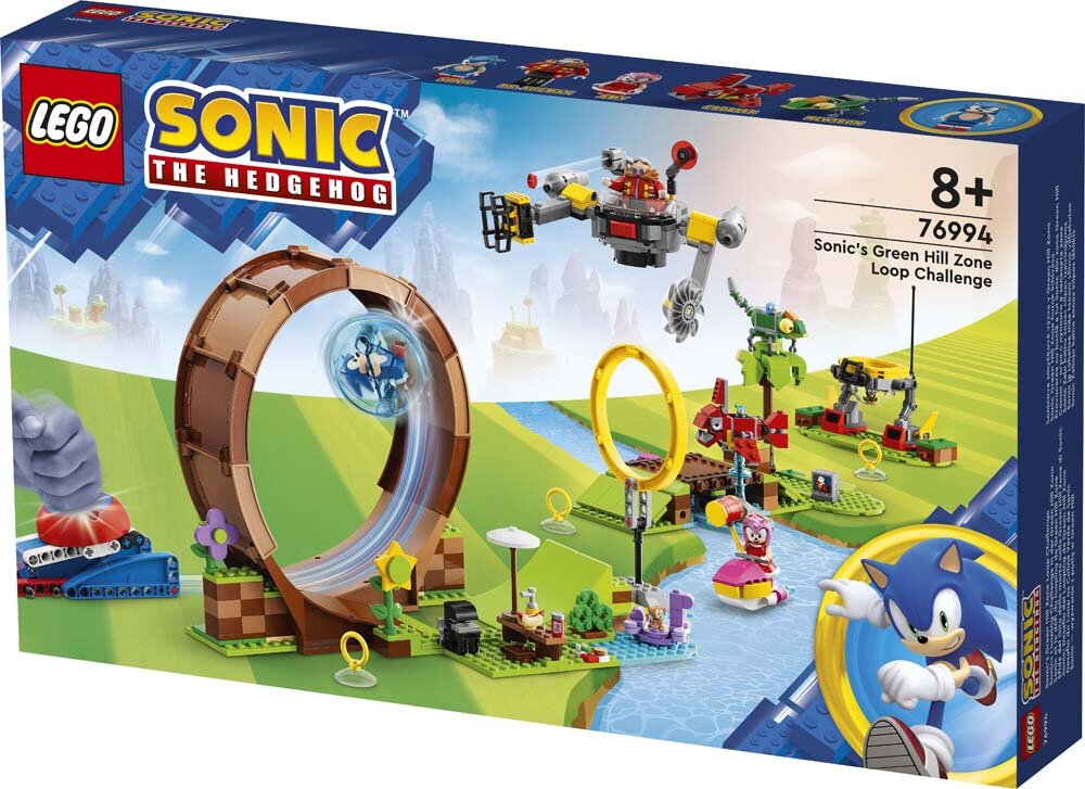 LEGO Sonic The Hedgehog - Sonicin vihreän kukkulan silmukkahaaste 8+