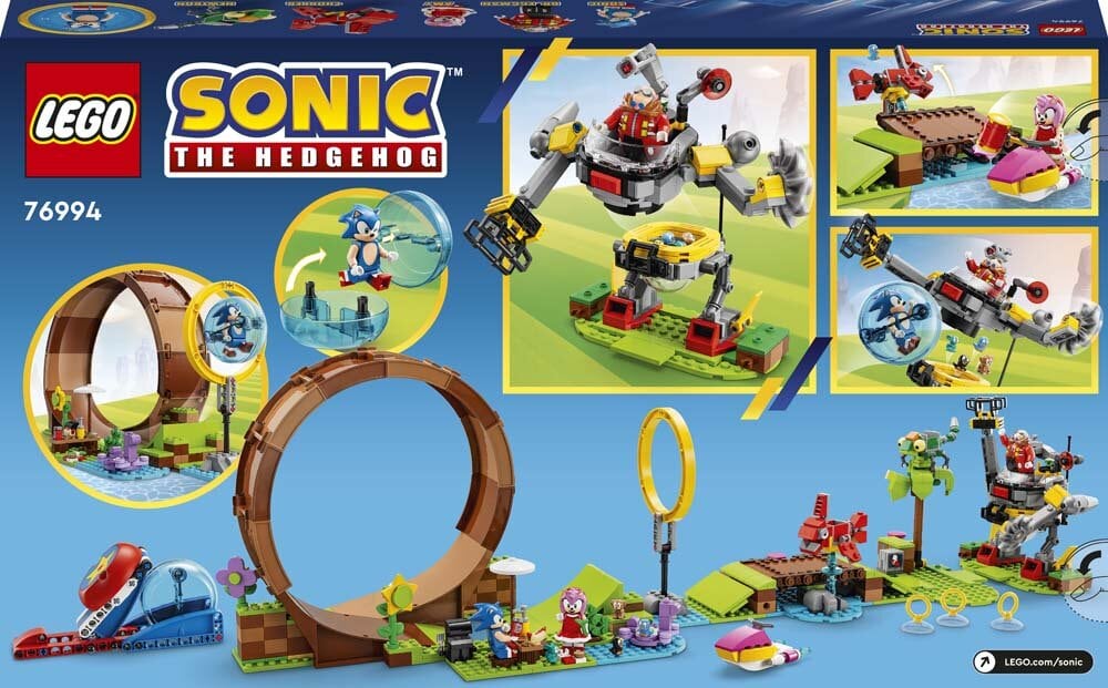 LEGO Sonic The Hedgehog - Sonicin vihreän kukkulan silmukkahaaste 8+