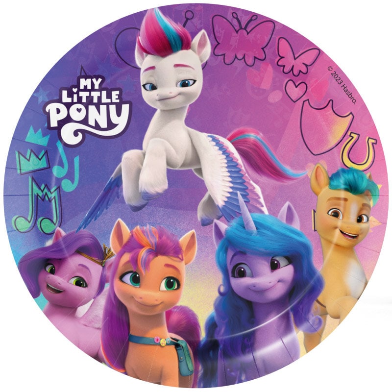 My Little Pony - Lautaset 23 cm, 8 kpl