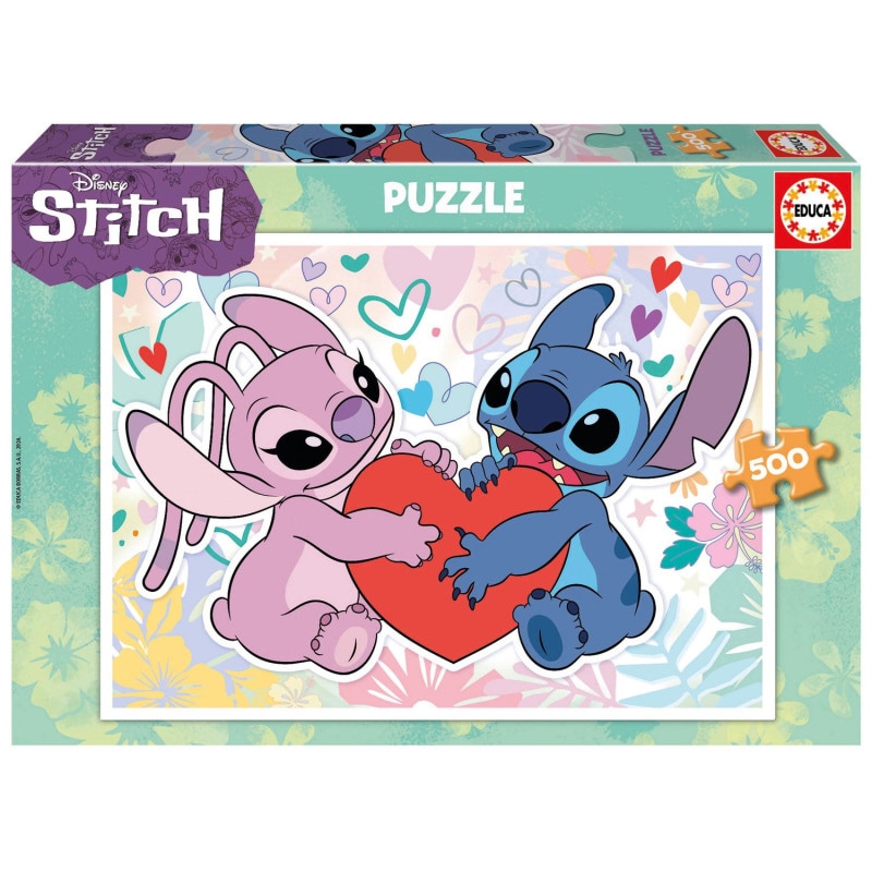 Educa Palapeli - Stitch & Angel Love 500 palaa