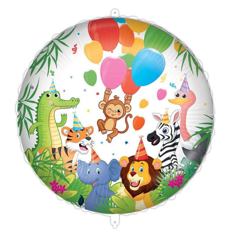 Jungle Balloons - Folioilmapallo ilmapallopainolla 46 cm