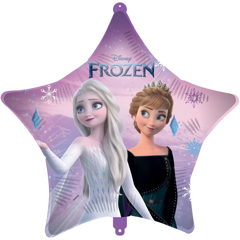 Disney Frozen - Tähden muotoinen Folioilmapallo Ilmapallopainolla