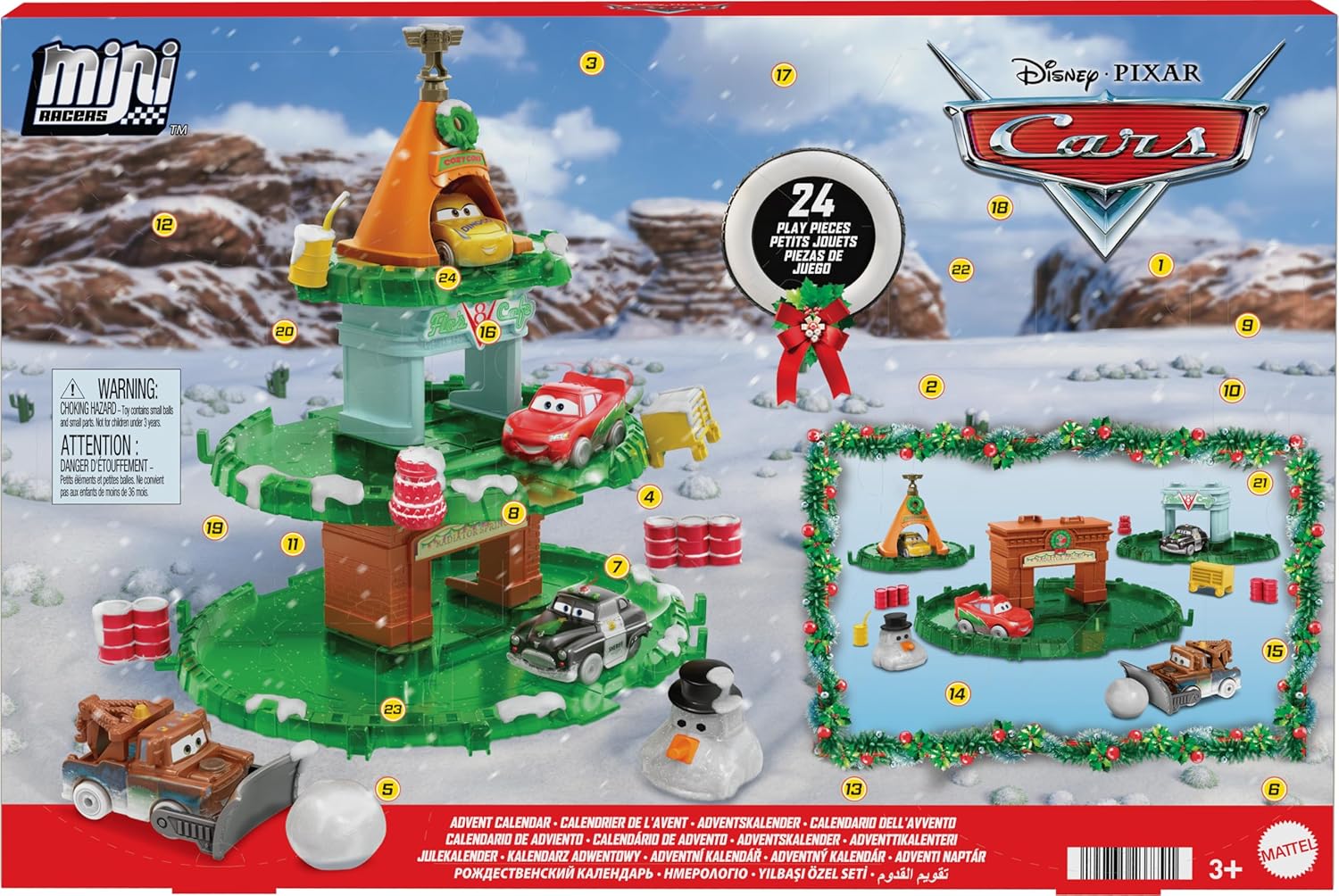 Disney Cars joulukalenteri