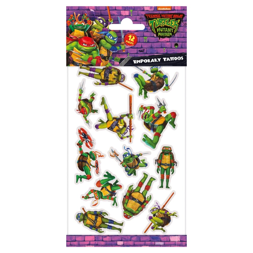 Tatuoinnit - Ninja Turtles 12 kpl