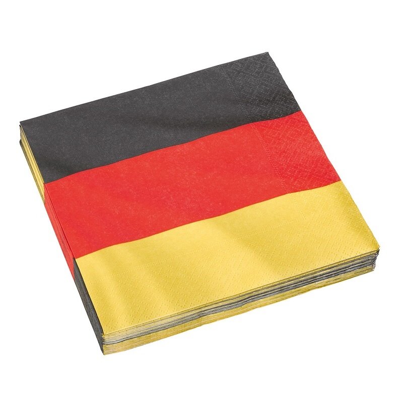 Saksan lippu - Servetit 20 kpl