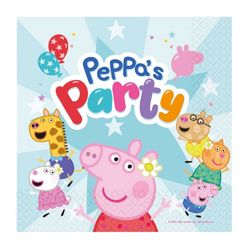 Peppa Pig Birthday - Servetit 16 kpl