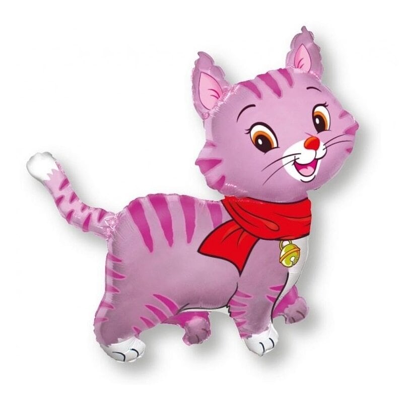 Folioilmapallo - Vaaleanpunainen kissa 61 cm