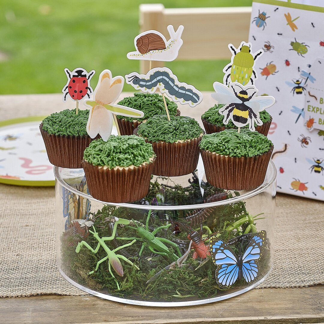 Bug Party - Cake Toppers 12 kpl