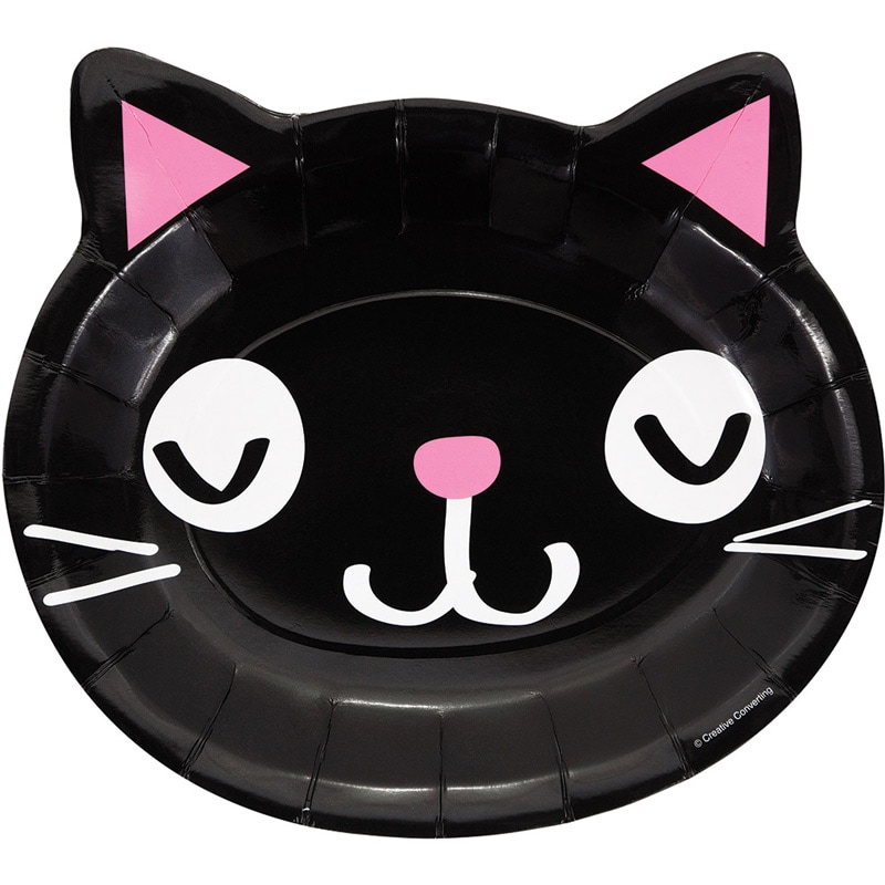 Cat Party - Muotoillut Lautaset 8 kpl