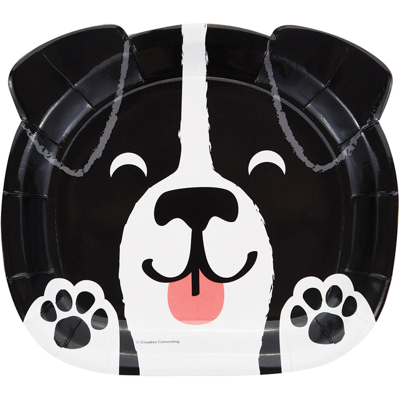 Dog Party - Muotoillut Lautaset 8 kpl