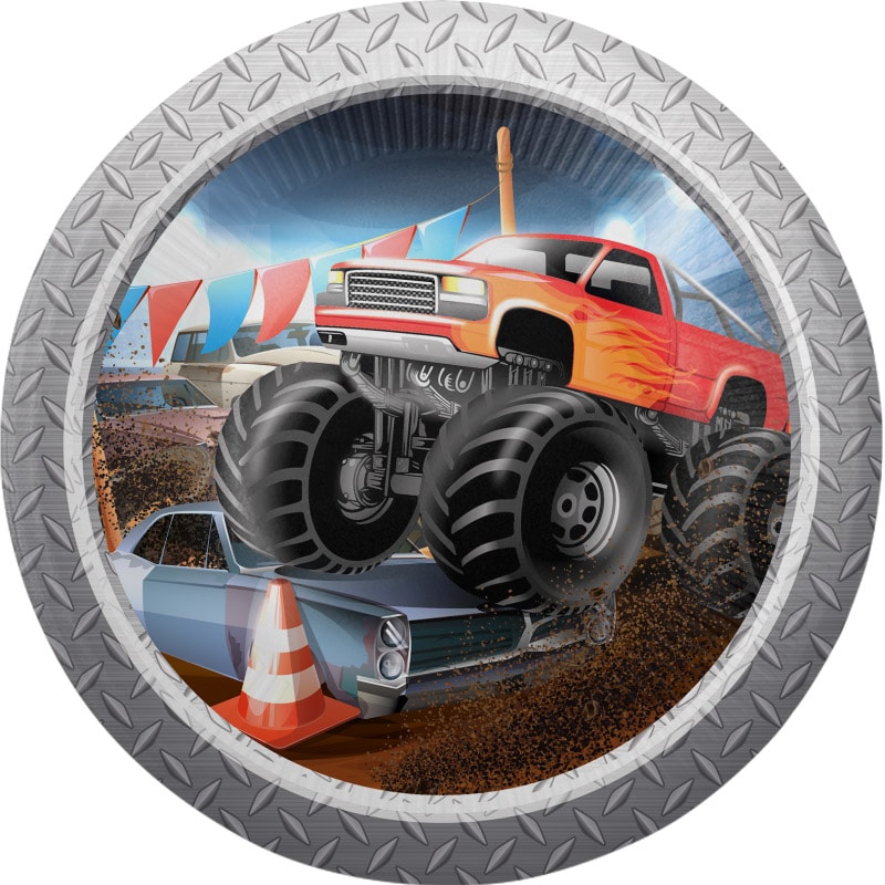 Monster Truck - Lautaset 8 kpl