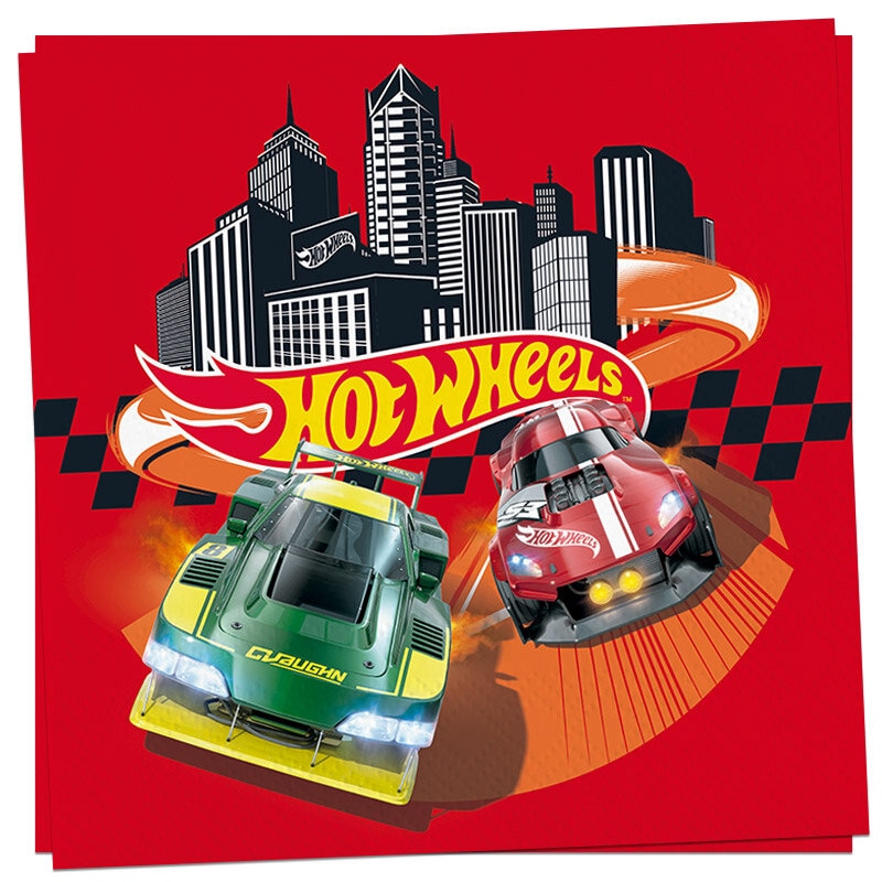 Hot Wheels - Servetit 20 kpl