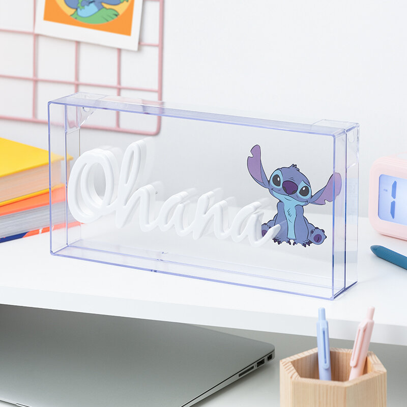 Stitch - Neon LED Lamppu Ohana