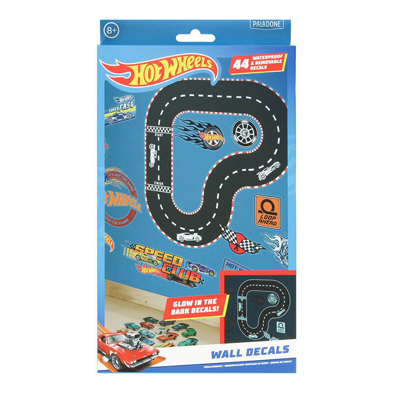 Hot Wheels - Seinätarrat 44 kpl