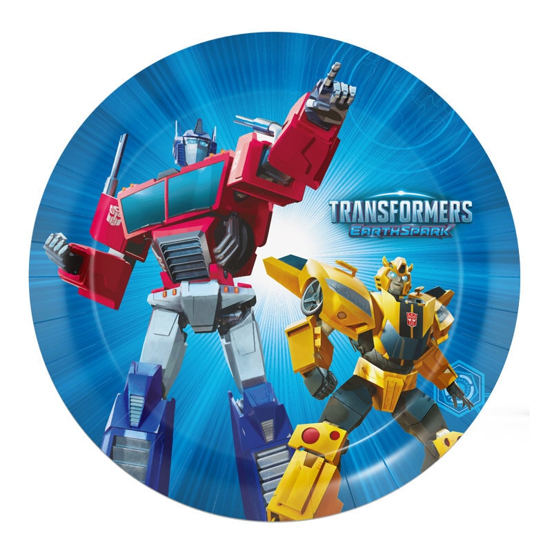 Transformers - Lautaset, 18 cm 8 kpl