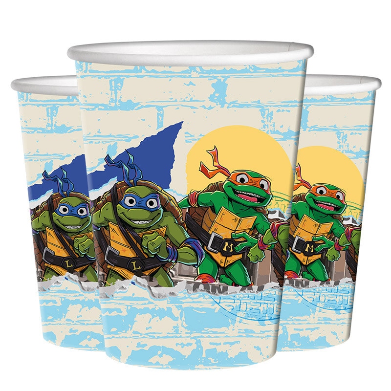 Turtles - Pahvimukit 8 kpl